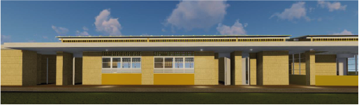 Plano area - Construcción del Centro de Desarrollo Juvenil Sacúdete - Mocoa